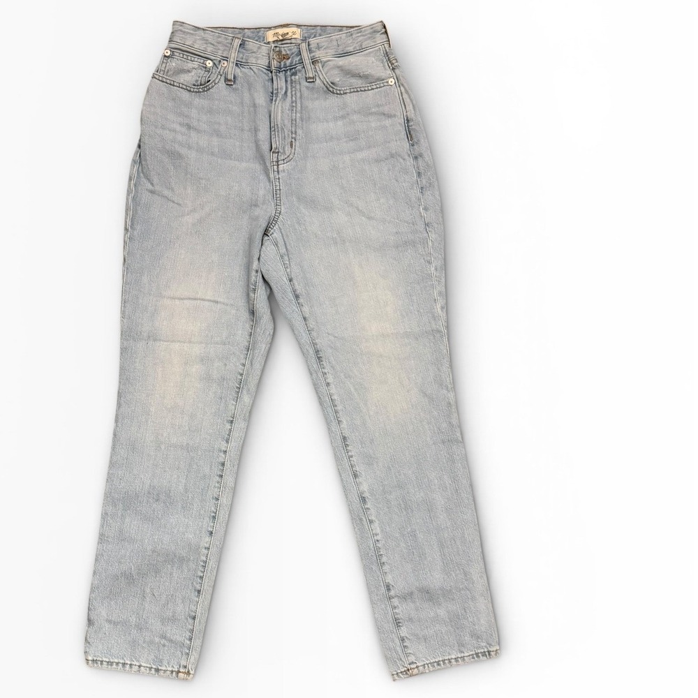 Madewell The Curvy Perfect‎ Vintage Jean Light Wash High Rise Mom Cotton Size 26